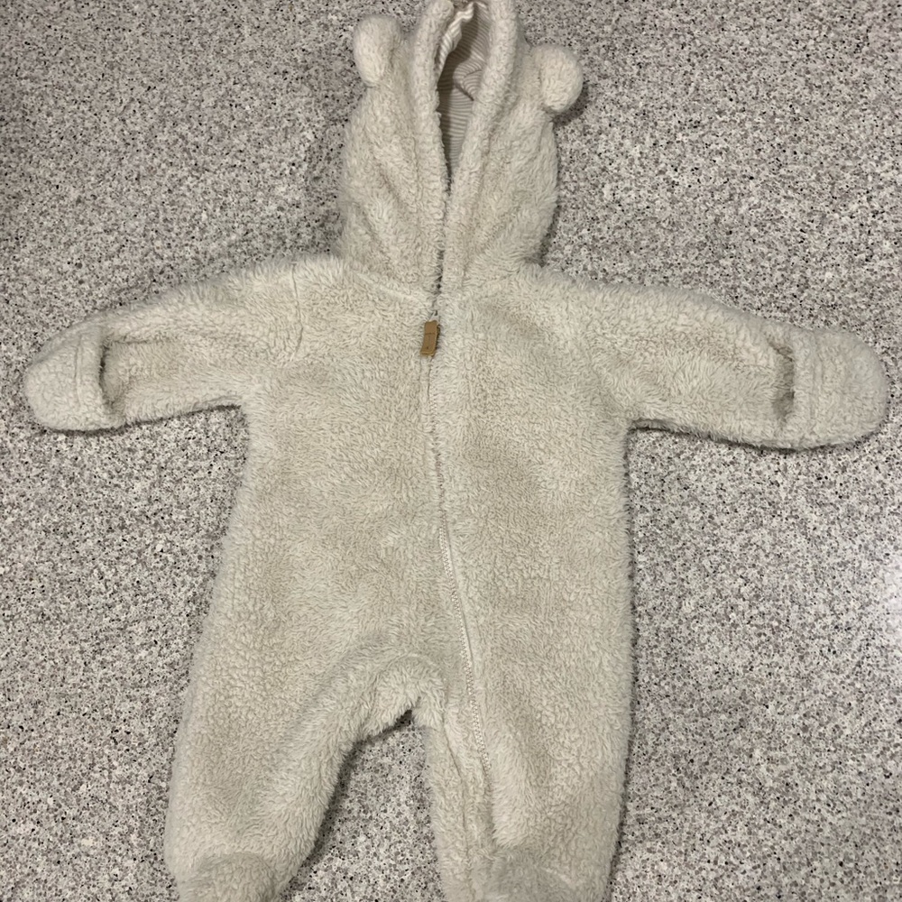 Carter’s fleece outerwear onesie